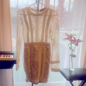 White Lace Bodycon Dress